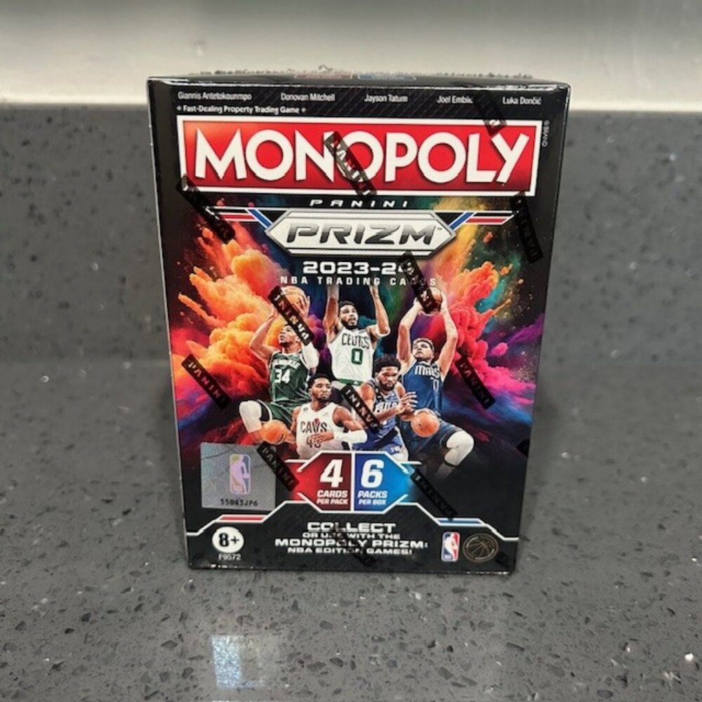 2023-24 Panini Prizm Monopoly NBA Trading Cards Booster/Blaster Box (24 Cards)